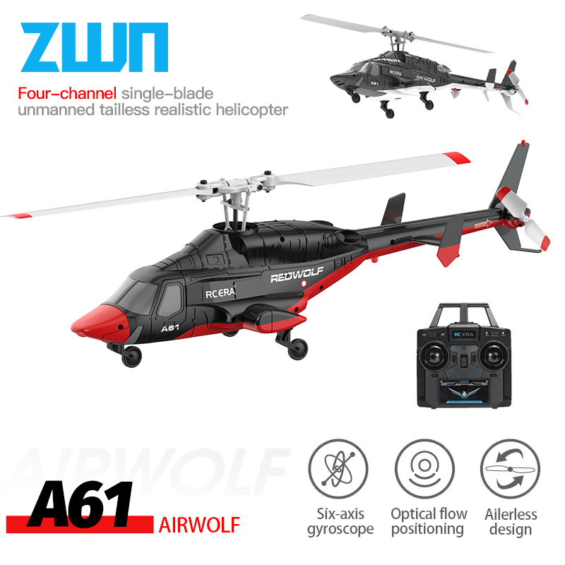 Rc Helicopter Nitro - Helicóptero A61 RC 2.4G 6-Aixs Giroscópio
