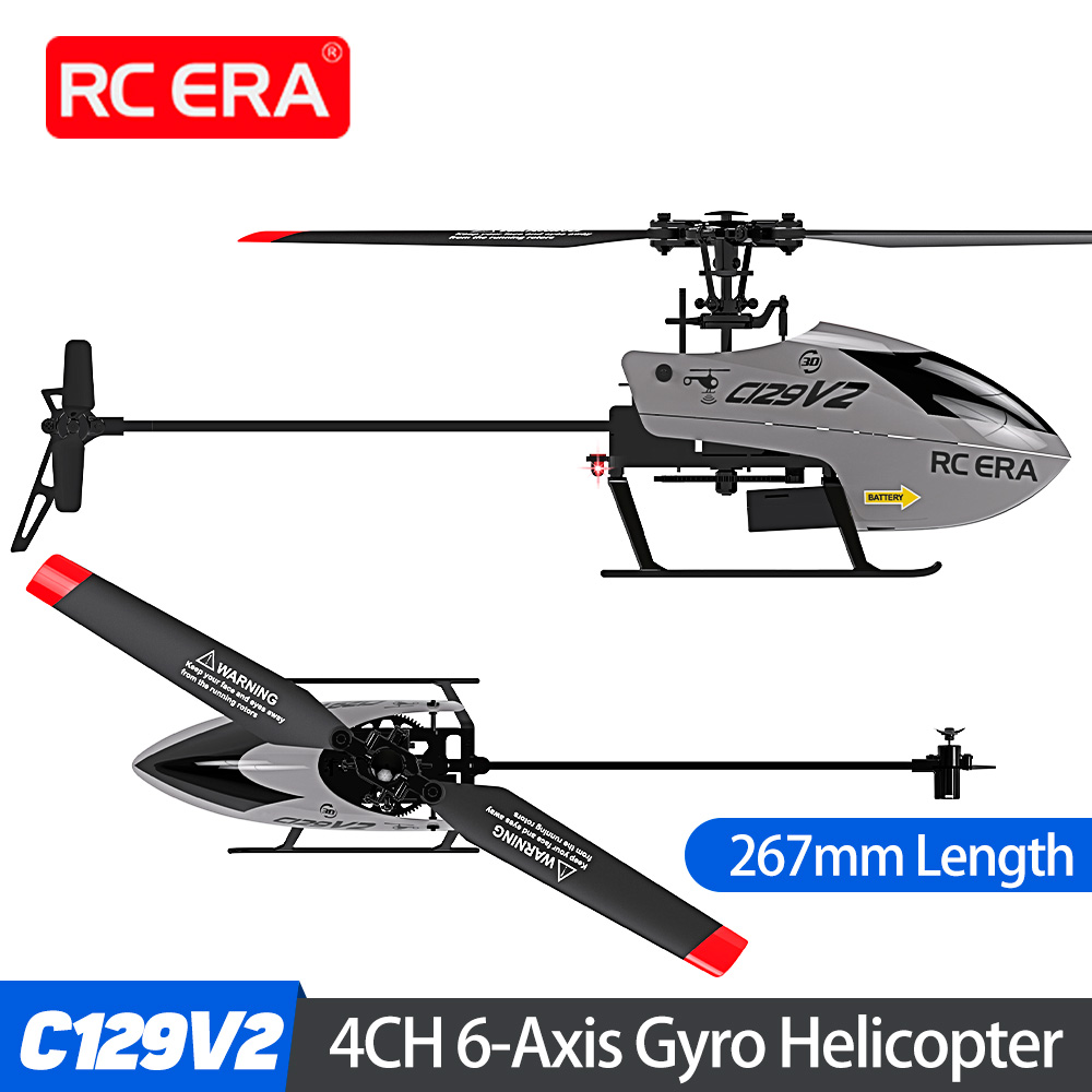 Helicóptero RC ERA C129V2 com  - Rc Helicopter Gyro avaliação e preço