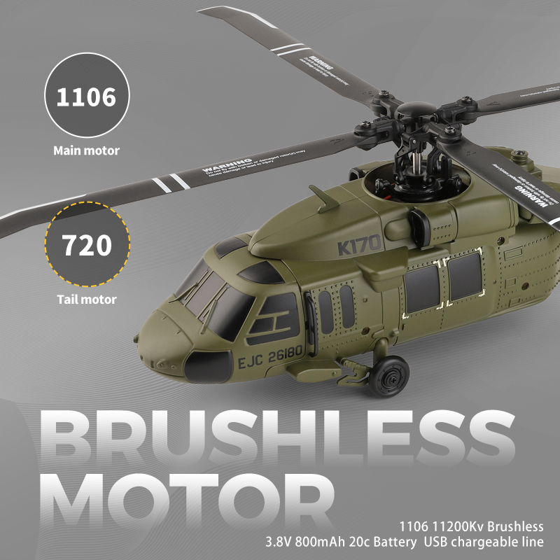 Helicóptero RC UH-60L Sem Esco - Rc Helicopter Gyro avaliação e preço