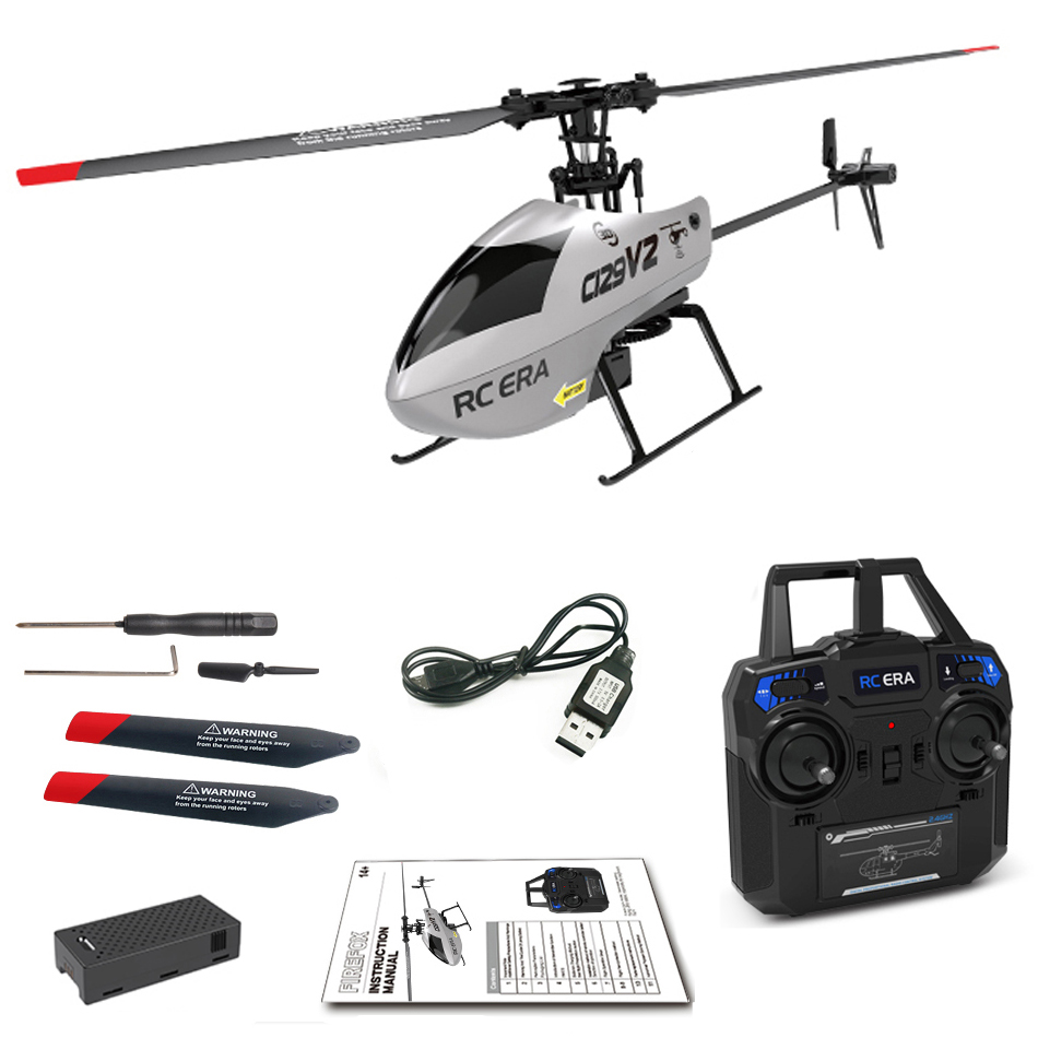 Rc era c129 v2 um clique 3d fl - Rc Helicopter Nitro avaliação e preço
