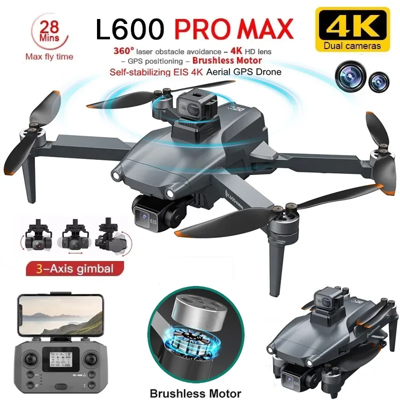 L600 pro max gps drone profiss - Rc Helicopter Case avaliação e preço