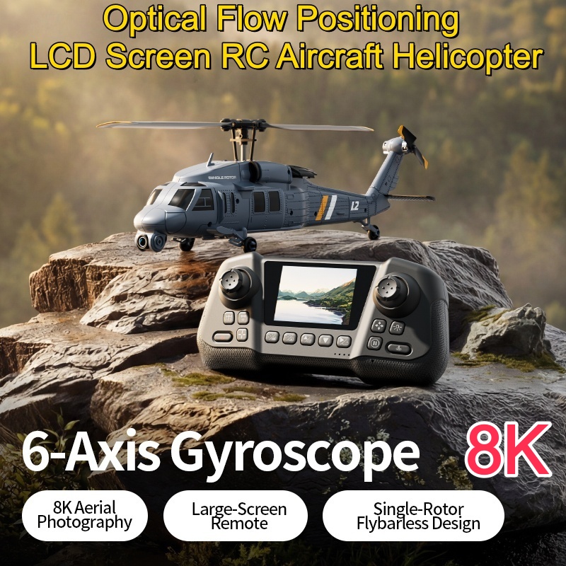 Helicóptero RC 8K Flybarless c - Rc Helicopter Nitro avaliação e preço