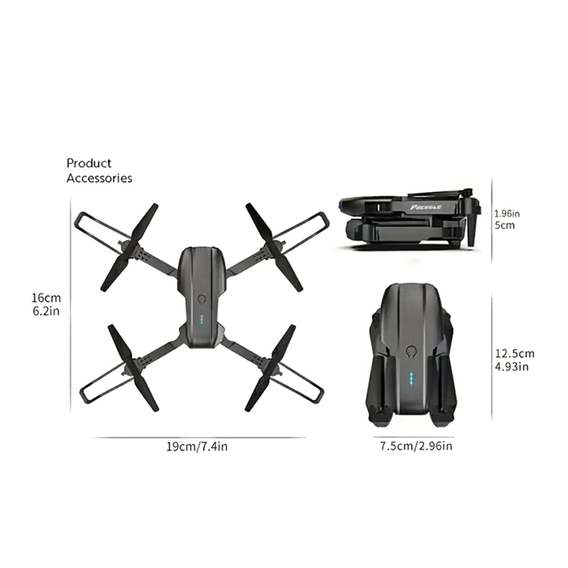 Drone RC Mini FACEGLE UAV E99, - Rc Helicopter Case avaliação e preço