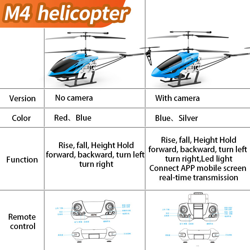 M4 grande helicóptero rc contr - Rc Helicopter Nitro avaliação e preço